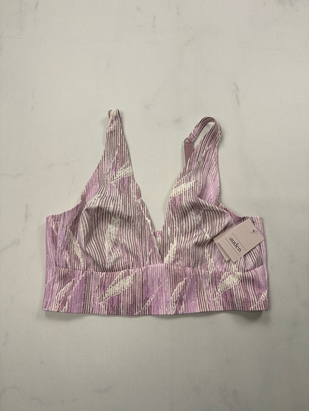 Auden Unlined Bralette Bra Lilac Modern Feminine - Womens L